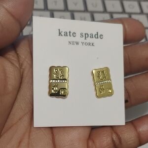 Kate Spade Gold Earrings